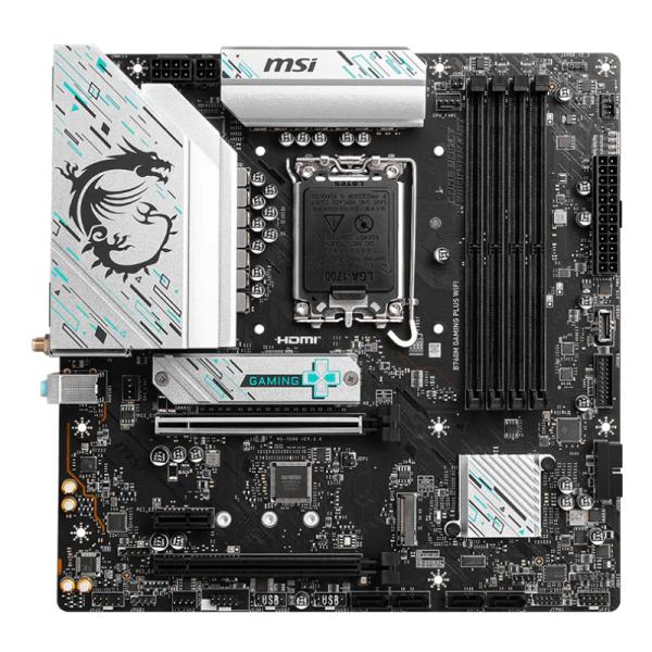 Tarjeta Madre Msi B760M Gaming Plus WIFI LGA1700 MICRO-ATX DDR4 911-7D99-061 Imagen principal del producto