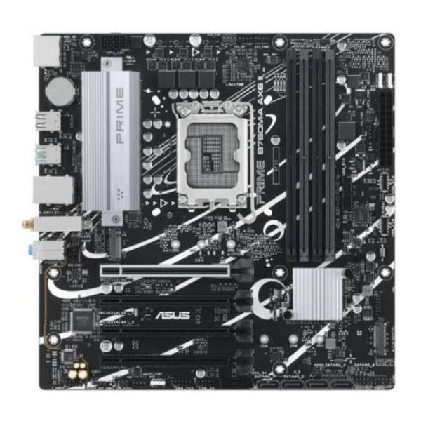 Tarjeta Madre Asus Prime B760M-A AX6 II-GSI LGA1700 MICRO-ATX DDR5 90MB1JH0-MVABY1 - Negro / Blanco Imagen principal del producto