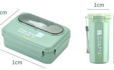 Lonchera Compartimentada KX6135 1000ml+500ml - Rosada