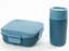 Set de Lonchera con Vaso SZH-A379A - Azul 1480ML