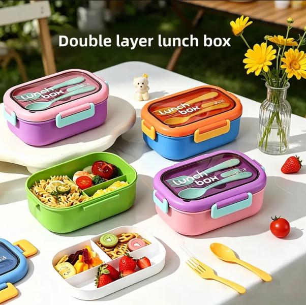 Set Lonchera con Vaso WY-T200 1480 Ml - Rosada
