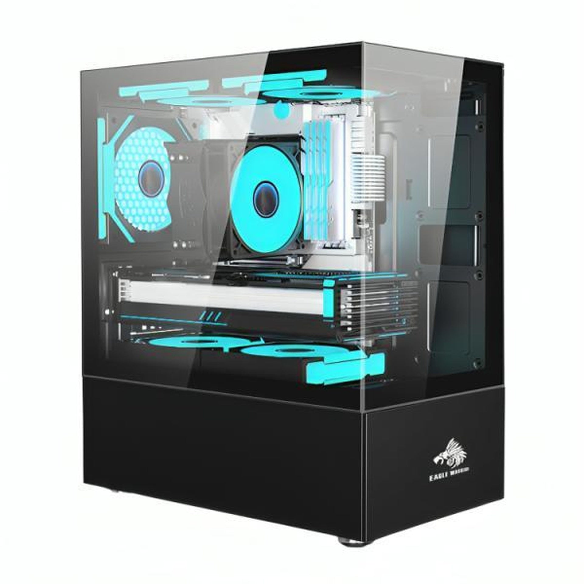 Case gamer Eagle Warrior CG01Q8RA003C RGB 3 ventiladores Imagen principal del producto