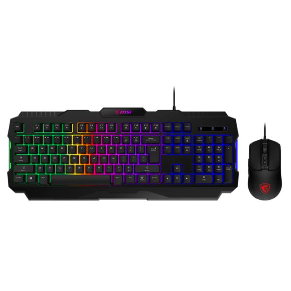 Teclado y mouse gaming RGB MSI forge GK100 combo ls alámbrico USB español S11-04LS206-HH9 Imagen principal del producto