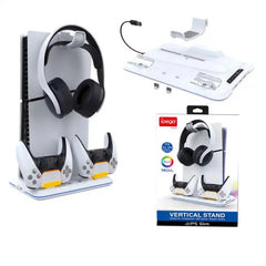 ESTANTE CARGADOR PARA PLAY STATION 5 PG-P5S020W IPEGA NEGRO