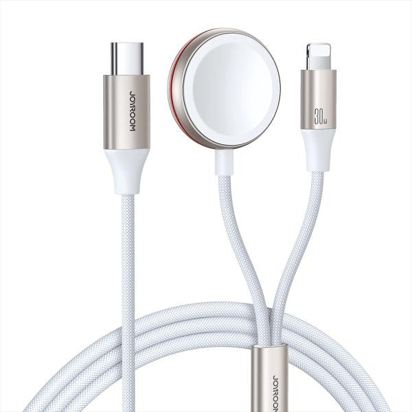 CARGADOR RELOJ USB TIPO C A APPLE S-IW012 JOYROOM BLANCO