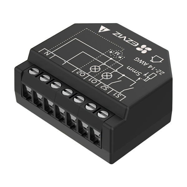 Interruptor WI-FI Inteligente Ezviz Cs-t36-r100-wm(o-st) (e) 2.4 Ghz Control por App / Voz 304800314 - Negro