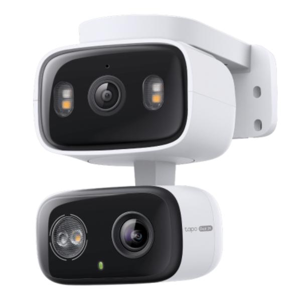 Camaras Domo Dual Pan/tilt TP Link Tapo C246d(eu) 2K Cmos Starlight 2.8 Mm + 6 Mm 12 M Audio Bidireccional - Blanco