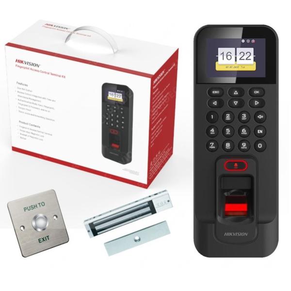 CONTROL DE ACCESO HIKVISION K1T804MF x1. Single-door Magnetic Lock: DS-K4H258S x1. Single-door Magnetic DS-KAS261 302912358