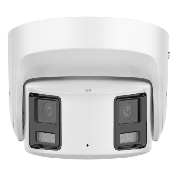 Camara Turret Hikvision Ds-2cd2387g2p-lsu/sl(4mm)(c)(o-std) 8MP Ip Sin Ir Luz Blanca 30M Audio Panoramica 180 Colorvu Acusense Alarma Audiovisual IP67 Poe H.265+ Wdr 130 Db 311319443