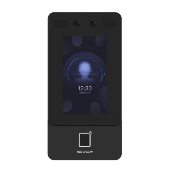 Control de Acceso Facial Hikvision Ds-k1t342efwx-e1(o-std) (e) Teclado Tactil con Huella Camara 2MP Ethernet / WI-FI / RS-485 / Wiegand / USB 302920739 - Negro