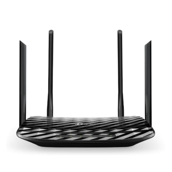 Router TP-LINK Archer C6 2.4 / 5 Ghz AC1200 4 LAN Gigabit / 1 WAN Gigabit WI-FI 5 / MU-MIMO - Negro Imagen principal del producto
