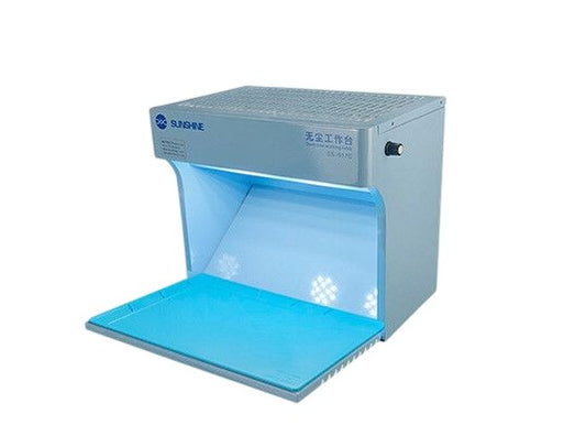 MESA DE TRABAJO CON LUZ SS-917C SUNSHINE CELESTE