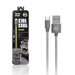 CABLE USB TIPO C WDC-013 KINGKONG WK GRIS 1M