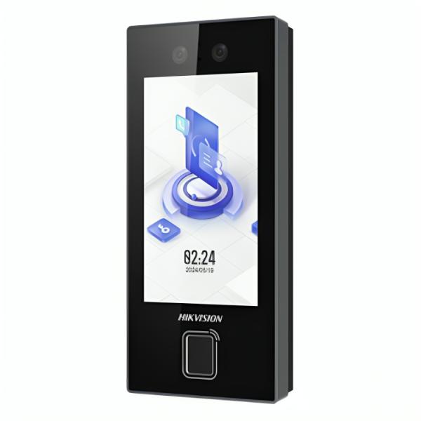 Lector Biometrico de Reconocimiento Facial Hikvision Ds-k1t344mbfwx-e1(o-std) 2 Mp Pantalla Táctil / Huella 302921388 - Negro Imagen principal del producto