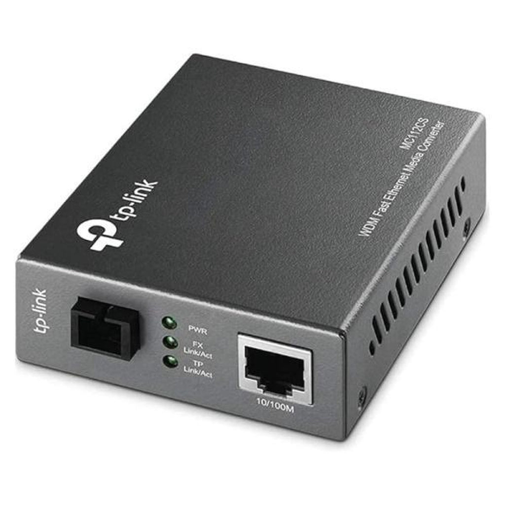 Adaptador convertidor Tp Link omada MC112CS un sc upc RJ45 10 100mbps