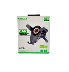 HOLDER CARGADOR INALAMBRICO GT-24 GERLAX NEGRO