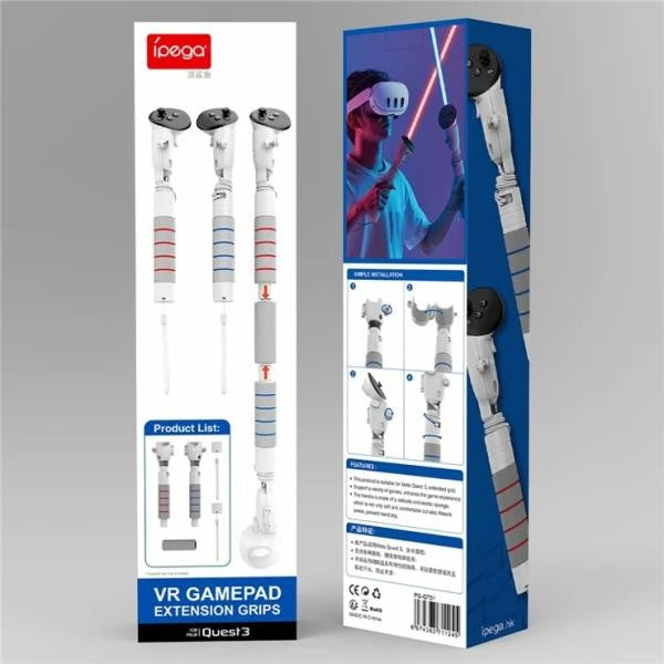 SOPORTE CONTROL META QUEST 3 PG-QT01 IPEGA NEGRO