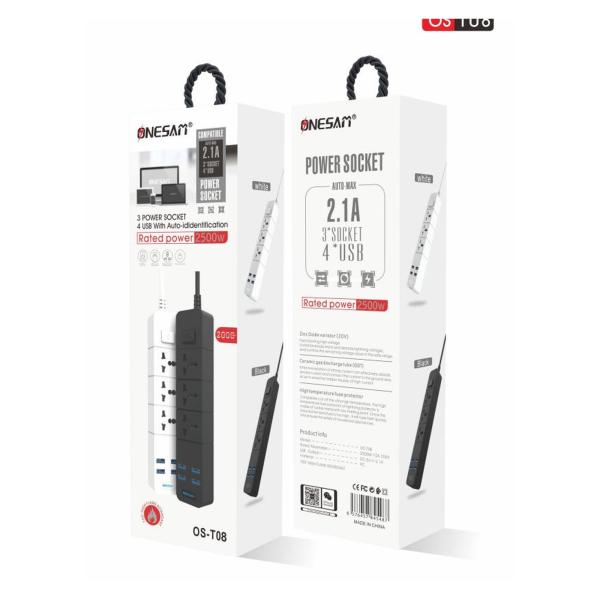 Regleta OS-T08 Onesam - Negro