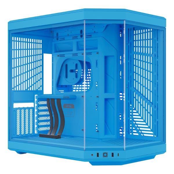 Case Gaming Hyte Y70 Mid Tower Sin Ventilación Incluida con Vidrio Frontal y Lateral CS-HYTE-Y70-BM - Azul Imagen principal del producto