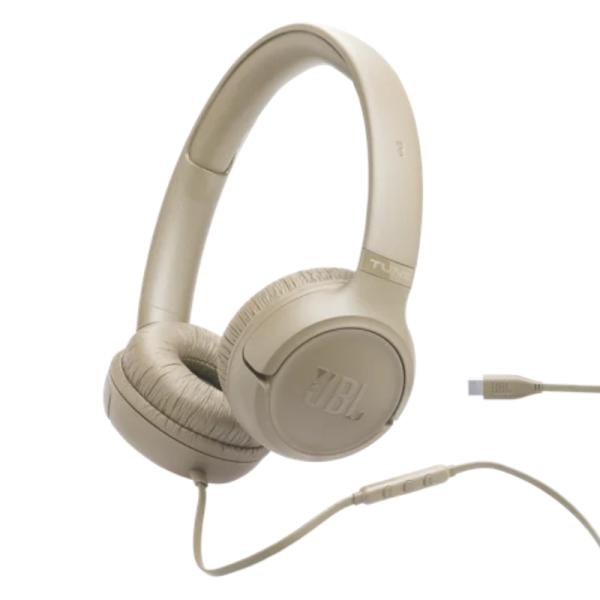 Headset Jbl Tune 530C Alambrico USB-C JBLT530CBEGAM - Beige