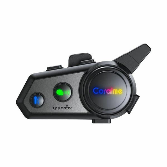 AUDIFONO MANOS LIBRES INTERCOMUNICADOR PARA CASCO Q18 NEGRO