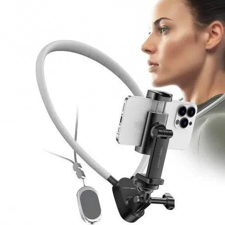 HOLDER DE CUELLO PARA CELULAR O CAMARA MG-01 IPEGA NEGRO