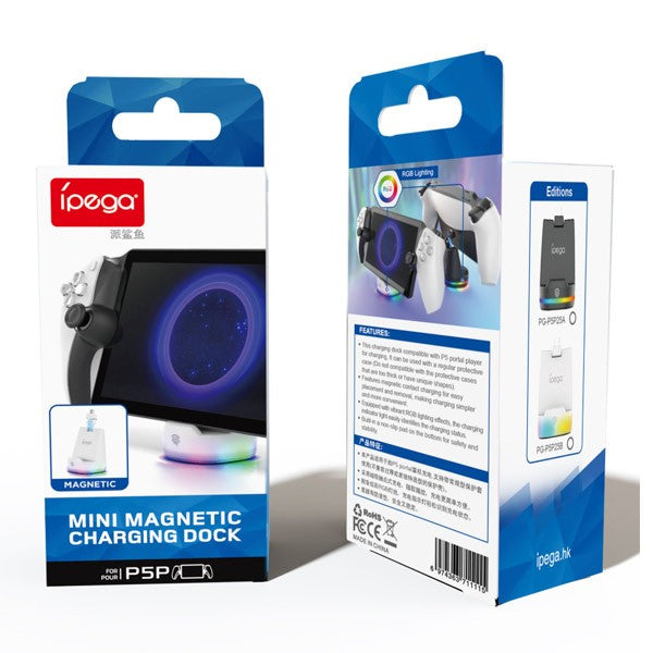 CARGADOR PARA CONTROL PLAY STATION 5 PG-P5P25B IPEGA BLANCA