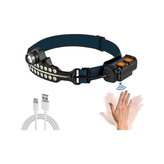 LINTERNA CON SOPORTE DE CABEZA W690 NEGRA