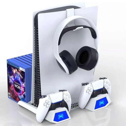 ESTANTE CARGADOR PARA PLAY STATION 5 PG-P5A023A IPEGA BLANCO