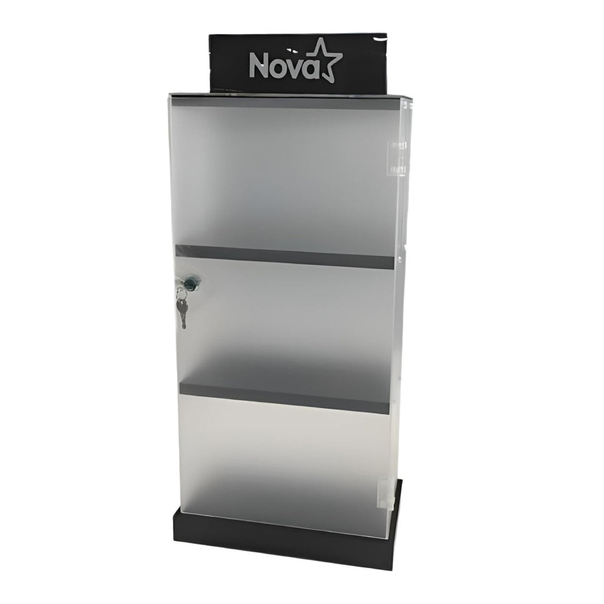 Display Nova de acrilico 320 x 170 x 600 mm con logo impreso FD321760001C1C
