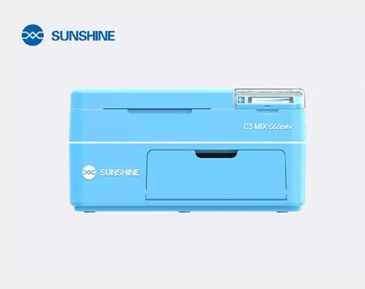 MAQUINA CORTADORA Y APLICADORA AUTOMATICA DE LAMINA PROTECTORA HIDROGEL C3 MIX ULTRA SUNSHINE
