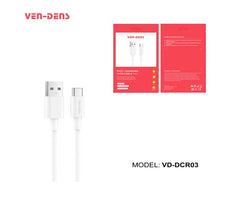 CABLE USB TIPO C VD-DCR03 VEN-DENS 1M BLANCO