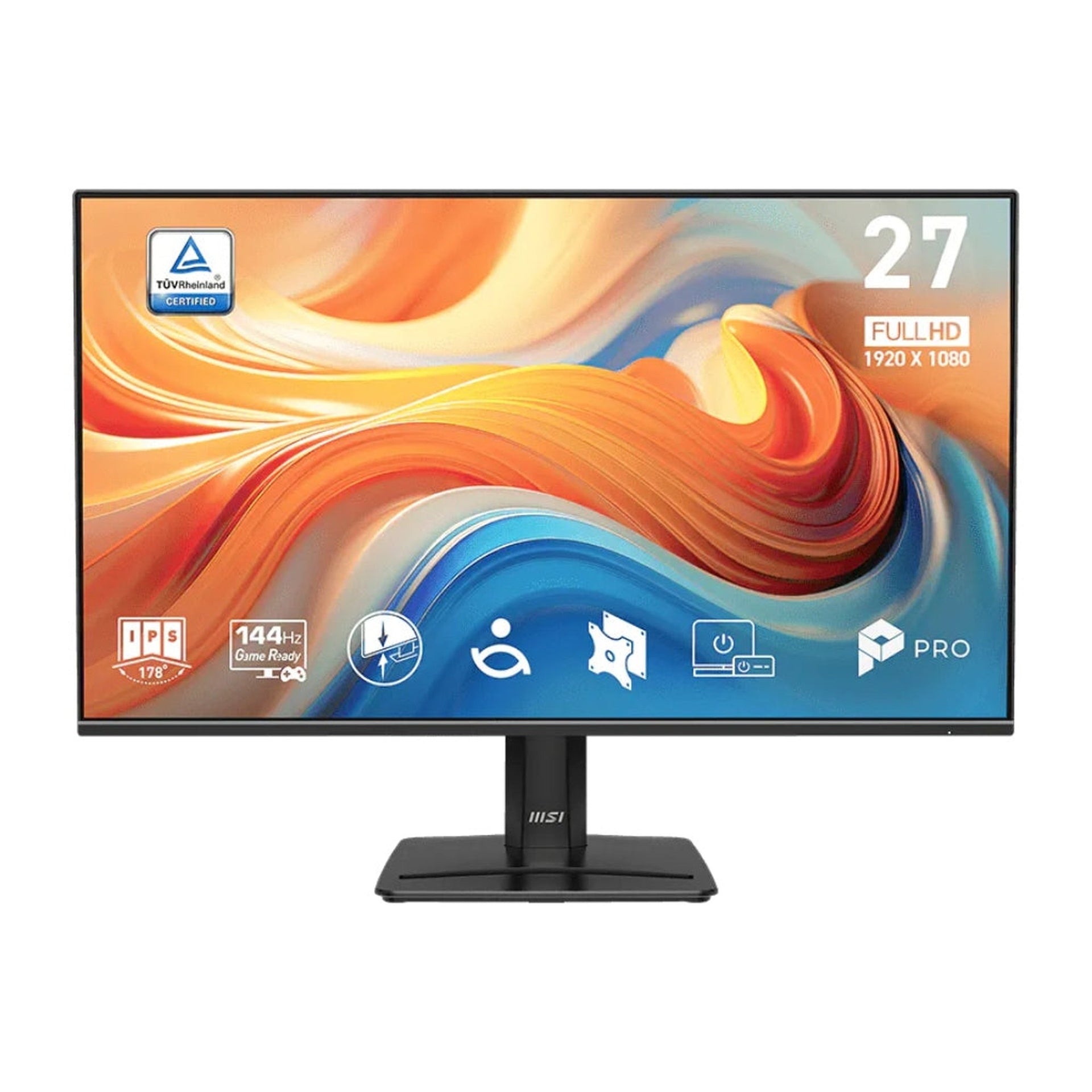 Monitor Msi PRO MP271 E14A 27" Plana FHD 1920X1080 144 Hz IPS AMD Freesync / HDMI / Displayport VGA 9S6-3PE9CM-004 - Negro