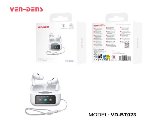AUDIFONO MANOS LIBRES VD-BT023 VEN-DENS BLANCO