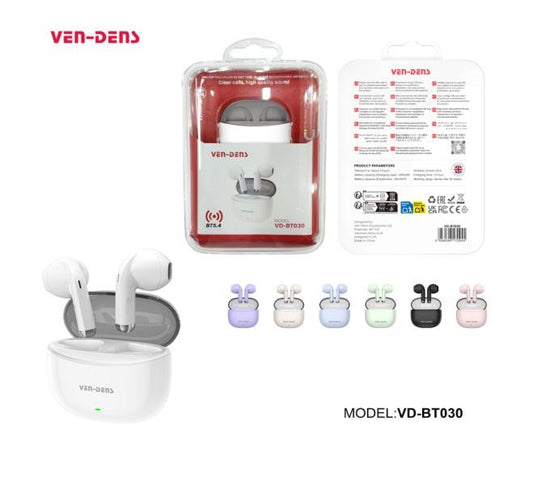 AUDIFONO MANOS LIBRES VD-BT030 VEN-DENS BLANCO