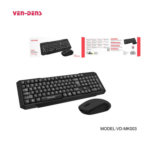TECLADO VD-MK003 VEN DENS NEGRO