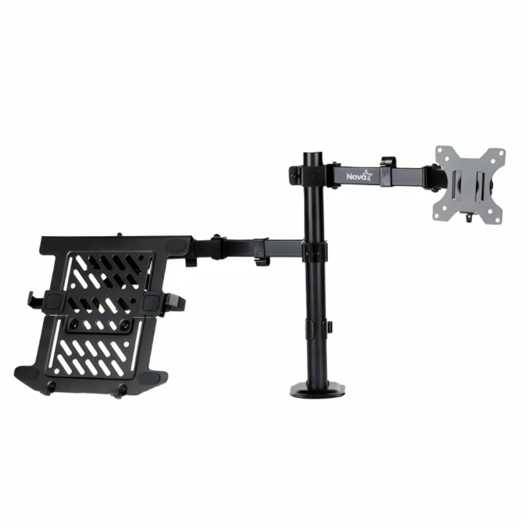 Soporte de escritorio para monitor y laptop Nova FDBM2008001C 14 PULGADAS-32 pulgadas vesa 75x75 100x100 - 8 kg