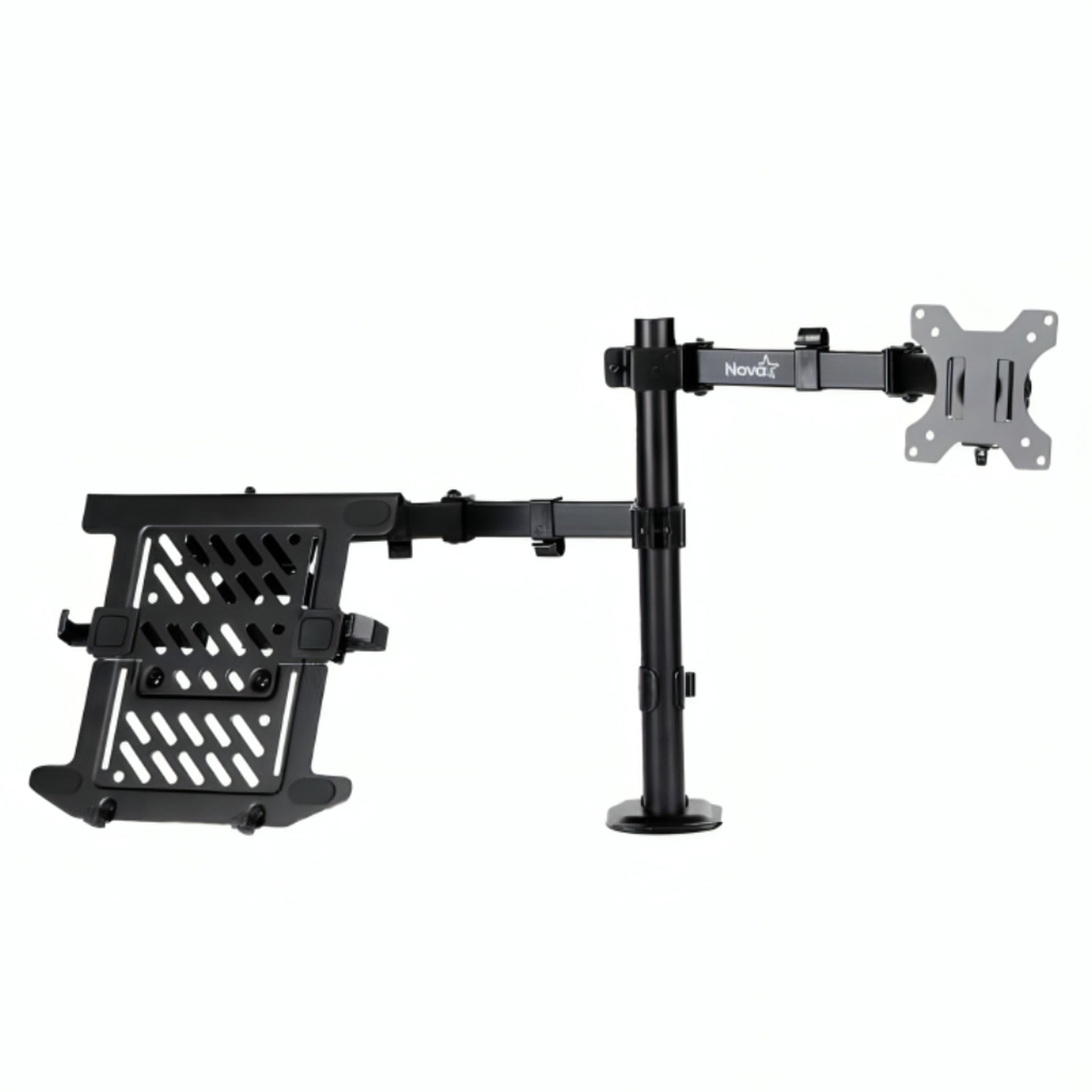 Soporte de escritorio para monitor y laptop Nova FDBM2008001C 14 PULGADAS-32 pulgadas vesa 75x75 100x100 - 8 kg