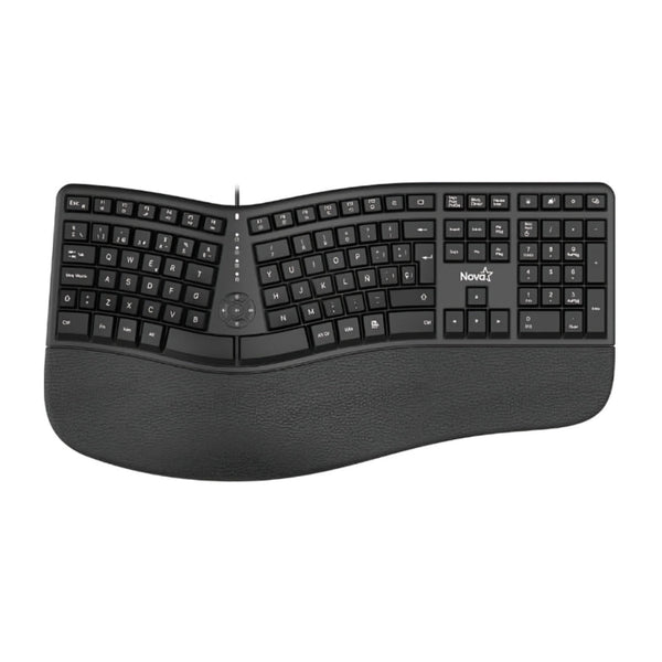 Teclado Nova ergonomico KMYV82U0001C membrana alámbrico USB español
