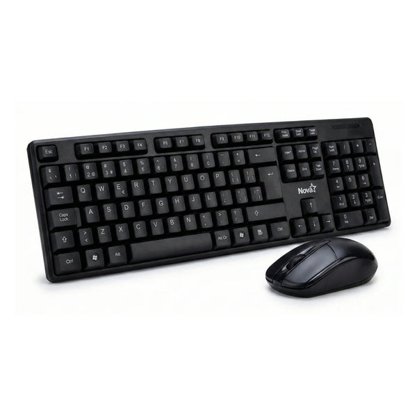 Combo teclado y mouse Nova alambrico USB membrana