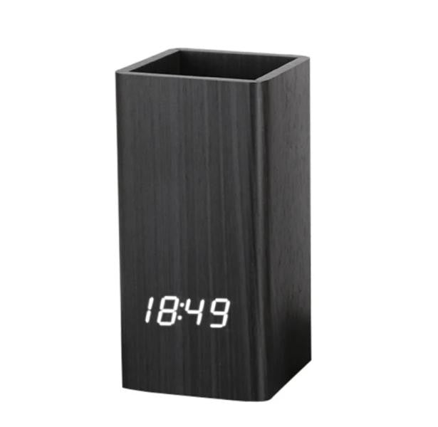RELOJ ORGANIZADOR DE LAPICES MY-025 NEGRO