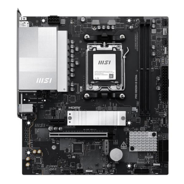 Tarjeta madre MSI PRO B850M-B GEN4 M5 matx DDR5 911-7E87-003 negro blanco
