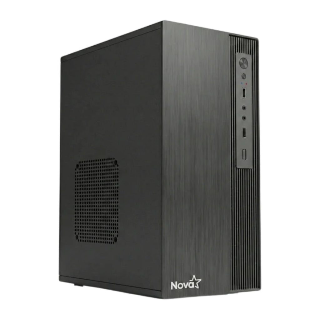 Case Nova CM04Z9RA001C mini tower ventilador de 1 de 80 mm sin fuente de poder incluida