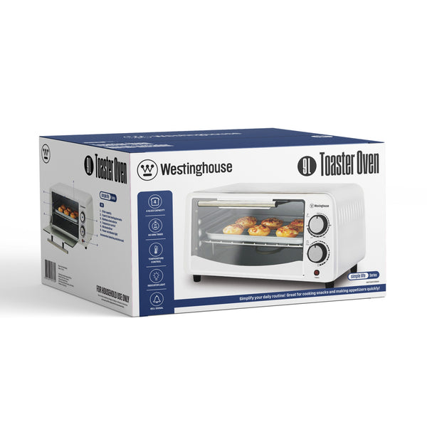 Westinghouse horno tostador 9L 800W blanco - WKTOWY09WH