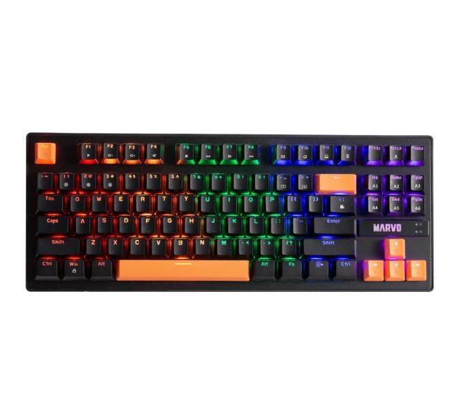 TECLADO LINEA SCORPION KG901C EN  MARVO NEGRO