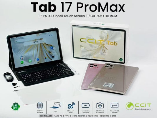 TABLET 17 PRO MAX CCIT NEGRA