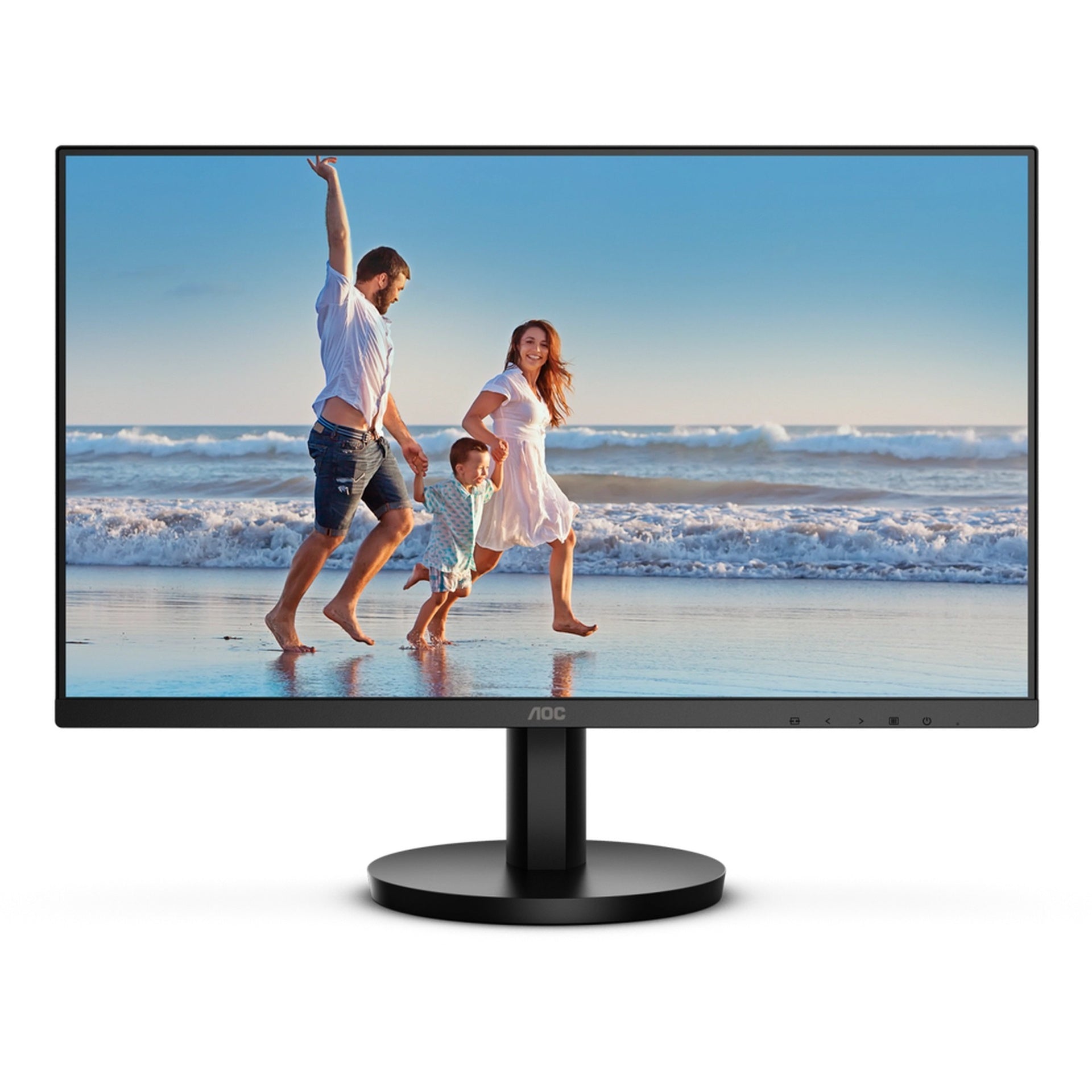 Monitor Gaming Aoc 24b35h3 23.8" Plana Full HD 1920 X 1080 120HZ IPS LED Adaptive Sync HDMI / VGA / 3.5mm - Negro