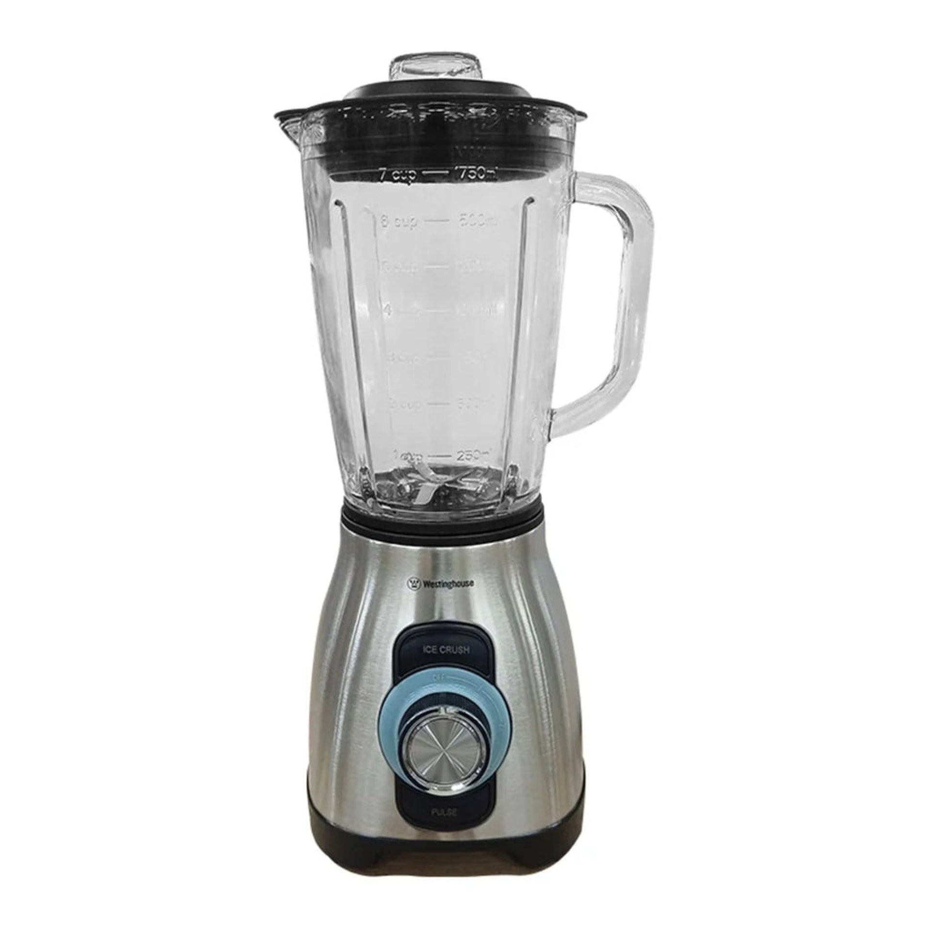 Westinghouse Licuadora 800W Vidrio 1.7L 5 Velocidades Inox WKBESA1703