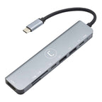 Hub Unno Tekno HB1107SV 7 en 1 USB-C