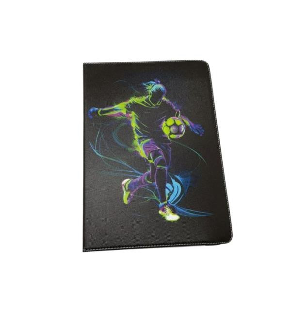 ESTUCHE AGENDA TABLET UNIVERSAL DISEÑO 10" FUTBOL
